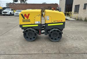 Meilleurs prix pour rouleaux vibrants à double tambour Wacker Neuson RTLx-SC3 d'occasion, fabrication Caterpillar, rouleau à pneus, moteur de pompe, noyau - Product Image 6