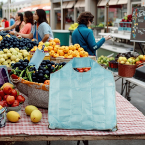 Bolsa de Compras Plegable de Fibra de Poliéster, Tamaño y Diseño Personalizables para Supermercados y Tiendas - Product Image 1