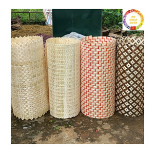 Rouleau de sangle en bambou naturel fait à la main feuille de maille de canne panneau décoratif pour meubles armoire chaise cloison exportation - Product Image 5