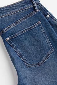 Pantalons pour hommes décontractés de haute qualité, coupe ajustée, 5 poches, bleu denim, confortables, légèrement extensibles, mi-tissés, prix de gros, shorts - Product Image 3