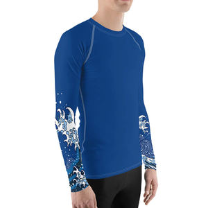 Rash Guard pour hommes à manches longues et col rond, qualité premium, design personnalisé, prix de gros usine - Product Image 5