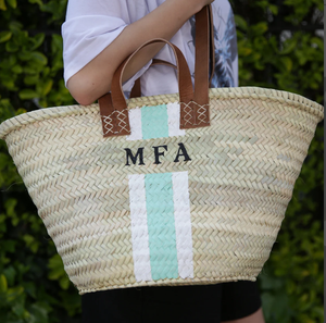 ตะกร้าสานหูหิ้วคู่ งานแฮนด์เมดสวยงามน่ารัก - Product Image 1