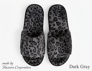 Pantuflas de Invierno Personalizadas de Piel Sintética, con Punta Abierta, Modernas, Suaves, Forradas, Cómodas, con Bordado - Product Image 3