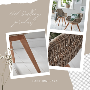 Venta caliente mimbre Silla de sala de estar muebles para el hogar moderno diseño simple hecho a mano de Indonesia producto de alta calidad - Product Image 6