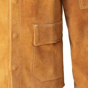 Chaqueta de Seguridad para Soldadura de Cuero Sintético de Color Sólido Personalizada, Resistente al Agua, al Fuego y al Calor, Nivel D de Protección - Product Image 5