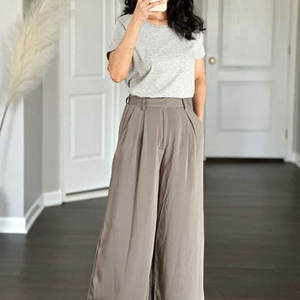 เสื้อยืดโอเวอร์ไซส์สำหรับผู้หญิง มีกระเป๋า เหมาะสำหรับใส่ลำลอง ออกกำลังกายในฤดูร้อน ระบายอากาศได้ดี พร้อมจัดส่งรวดเร็ว - Product Image 2