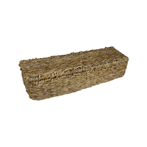 Cesta Rectangular de Yute, Paja de Arroz y Pasto Marino, Cesta de Mimbre Tejida para Lavandería, Caja de Almacenamiento, Organizador de Ropa, Decoración del Hogar - Product Image 2