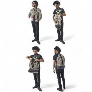 MACNA TORIDO CONVERTIBLE MOTORCYCLE <b>JACKET</b> for <b>WOMEN</b> XL Racing Sportswear <b>Breathable</b> <b>Waterproof</b> Windproof Printed Convertible - Product Image 5