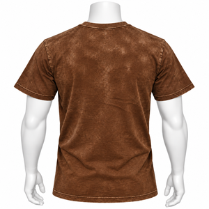 T-shirts décontractés pour hommes en gros, haute qualité, grammage lourd, avec logo frontal, écologiques, respirants, manches courtes, 100% coton, vierges - Product Image 4