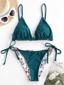 Bikini de haute qualité à impression personnalisée Mini micro bikini de taille haute Nouveau maillot de bain de luxe pour femmes Vente en gros d'usine - Product Image 3