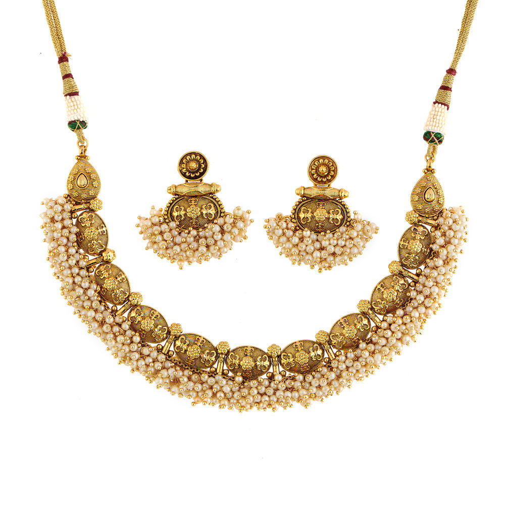 Gold Plated Snapdeal Artificial Jewellery Designer Necklaces