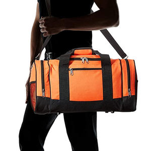 2024 <b>Large</b> Capacity Genuine Leather & Nylon <b>Duffel</b> Gym <b>Bag</b> Colorful Dry Wet Separation Foldable Weekend Sports Travel <b>Bag</b> - Product Image 6