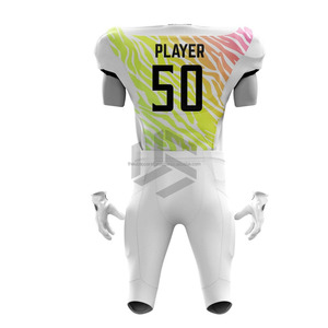 Professional Amateur <b>Matches</b> Custom Breathable Quick Dry Anti-Bacterial American Football Uniform Pants Set Front All Printing - Product Image 6