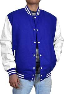 Nuevas chaquetas universitarias Versity para hombre, última chaqueta OEM personalizada de talla grande para hombre, cuero bordado universitario de estilo largo para invierno - Product Image 2