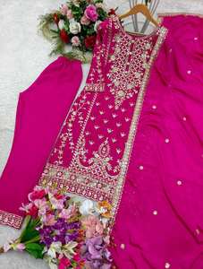 Top de mariage de créateur-Plazzo et Dupatta - Product Image 4