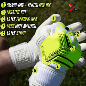 Gants de gardien de but en cuir de haute qualité personnalisables avec logo sur mesure, protection des doigts, antidérapants et résistants à l'usure, unisexe - Product Image 5