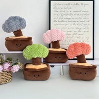 Fleur en peluche souriante en forme de signe dollar, en tissu doux, cadeau porte-bonheur et de prospérité, mignonne et kawaii, pour bureau, vente en gros