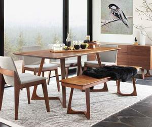 Mobilier de projet de restaurant d'hôtel de qualité supérieure utilisant des chaises de tapisserie d'ameublement en bois de salle à manger en noyer - Product Image 2