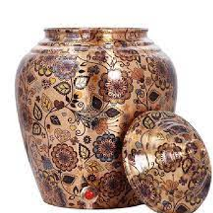 Vente en gros directe du fabricant indien Distributeur d'eau domestique en cuivre pur avec support portable Prix économique - Product Image 2