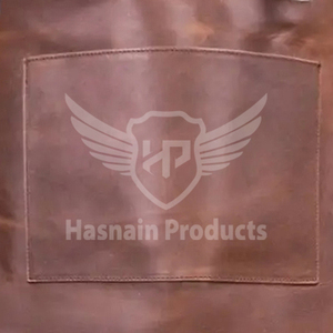 Tablier à bavette en cuir véritable de marque privée de haute qualité Fresh New Fashion Design Durable et pour les acheteurs de produits alimentaires commerciaux - Product Image 6