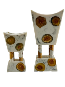 Brûleur d'encens moderne en bois et résine fait main, à durcissement thermique, forme personnalisable, modèle ange, haute performance, chauffage domestique, décoration de vacances - Product Image 3