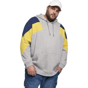 เสื้อฮู้ดผ้าฝ้ายแท้ 100% แบบหนาสำหรับฤดูหนาว สกรีนโลโก้ได้ตามต้องการ เสื้อสตรีทแวร์ลำลองแบบสวมหัว แต่งสีตัดกัน - Product Image 4