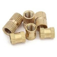 High Quality Threaded Brass Insert Fasteners-Turn and Forge Brand Custom Sizes Available