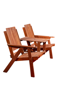 Banc de jardin TACASA durable, moderne, en bois massif, résistant à l'eau, pour patio, parc, hôtel, villa, cour et ferme - Product Image 4