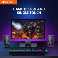Jertech S6 venta al por mayor precio barato Mini Usb 2,0 Accesorios de ordenador Luz LED 30W altavoz y altavoz de bocina para Pc portátil Escritorio