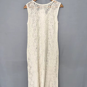 เดรสยาวผ้าฝ้าย2025สไตล์ตะวันตกสำหรับผู้หญิงเดรสพลีทสไตล์ตะวันตก2025พิมพ์ลาย - Product Image 1