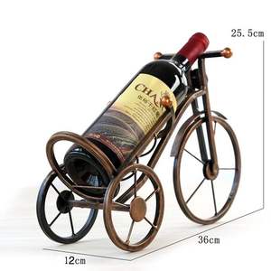 Support à bouteilles en fer, idéal pour la décoration de cuisine de style farmhouse, le comptoir de bar et l'organisation du stockage de boissons - Product Image 4