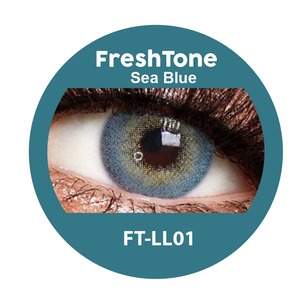 Новое поступление, цветные бескосметические контактные линзы FreshTone очаровательного сиреневого цвета