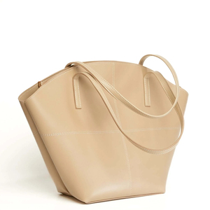 กระเป๋าถือหนังแท้ความจุขนาดใหญ่ของผู้หญิงเก๋ไก๋ด้วยตัวเลือกการออกแบบที่กำหนดเองได้พร้อมซิปปิดดูอเนกประสงค์ - Product Image 2