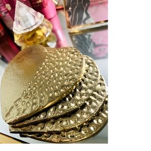 Excellente qualité moderne très vendue ensemble de sous-verres ronds en laiton et métal personnalisés pour les boissons écologiques de mariage - Product Image 3