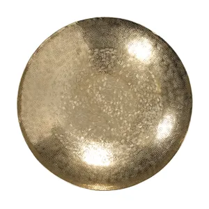 Bol artisanal poli de luxe, tendance mondiale, décoration intérieure, décoration des Émirats arabes unis, centre de table en métal, fabriqué par Zahid Exports, grand grossiste - Product Image 2