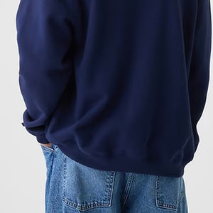 Wholesale Rate Men Zip Up <b>Hoodie</b> With Fleece Material Durable <b>Stitching</b> With Custom Logo Designing Casual Wear With Drawstrings - Product Image 6