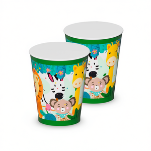 Vaso Animal Selva 270cc Vaisselle de fête 12 pièces par sac - Product Image 2