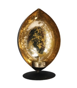 Bougeoir à thé en métal artistique en forme de vague pour un décor unique disponible à un prix abordable pour l'exportation en vrac - Product Image 5