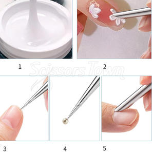Poussoir à cuticules ergonomique avec options de poignée personnalisées pour salons de soins des ongles et usage personnel - Product Image 5