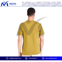 T-shirt écologique pour homme-Coton biologique, durable, mode décontractée, couleurs unies, tenue d'été durable et confortable