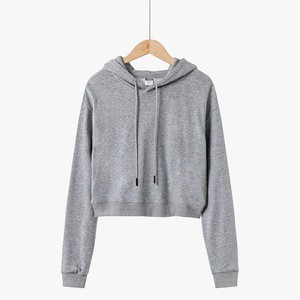 Sudadera Corta Extra Grande de Invierno para Hombre, Bordada y Personalizada, de Algodón Orgánico Estampado, OEM/ODM Disponible - Product Image 1