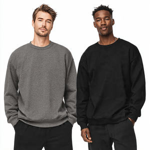 Sudaderas holgadas de algodón de lana GSM 400 para hombre, ropa para correr, sudadera de calle, sudaderas de lana de gran tamaño para hombre de invierno para hombre - Product Image 1