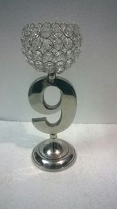 Bougeoir en cristal, décoration de la maison, autre support de bougie brillant, pour l'intérieur et l'extérieur - Product Image 4