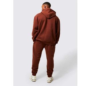 Ensemble de survêtement pour hommes avec logo personnalisé Vente en gros Marque privée Vêtements de sport pour hommes Sweats à capuche Jogging Ensemble de survêtements 2 pièces - Product Image 2