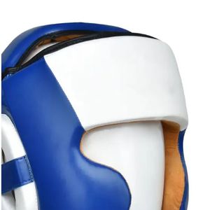 Casco de boxeo duradero de cuero para hombre con logotipo personalizado/colores de alta calidad transpirable ajustable antiarrugas disponible al por mayor - Product Image 4