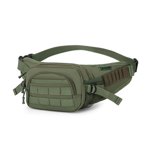 Sac banane Summit - 3 L - Vert olive compatible MOLLE, ceinture ajustable, sangles de compression à anneau en D, camouflage personnalisé - Product Image 3