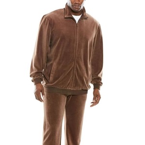 Conjuntos Deportivos de Terciopelo para Hombre de Alta Calidad, 2 Piezas, Conjunto de Sudadera y Pantalón de Terciopelo, Venta al por Mayor, MOQ Bajo, Hecho en Pakistán, Nuevo para la Temporada de Invierno - Product Image 4