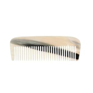 Peigne en corne écologique classique en matériau naturel durable outil fait à la main avec finition lisse polie pour salon de toilettage hommes et femmes - Product Image 1