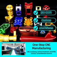 Traitement des métaux CNC partie en aluminium anodisation rouge usinage personnalisé CNC Service fraisage titane usinage Moto pédales pièces