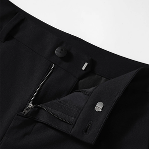 OEM Pantalon en toile taille moyenne décontracté pour hommes avec poches cachées Pantalon crayon extensible de style sportif - Product Image 6